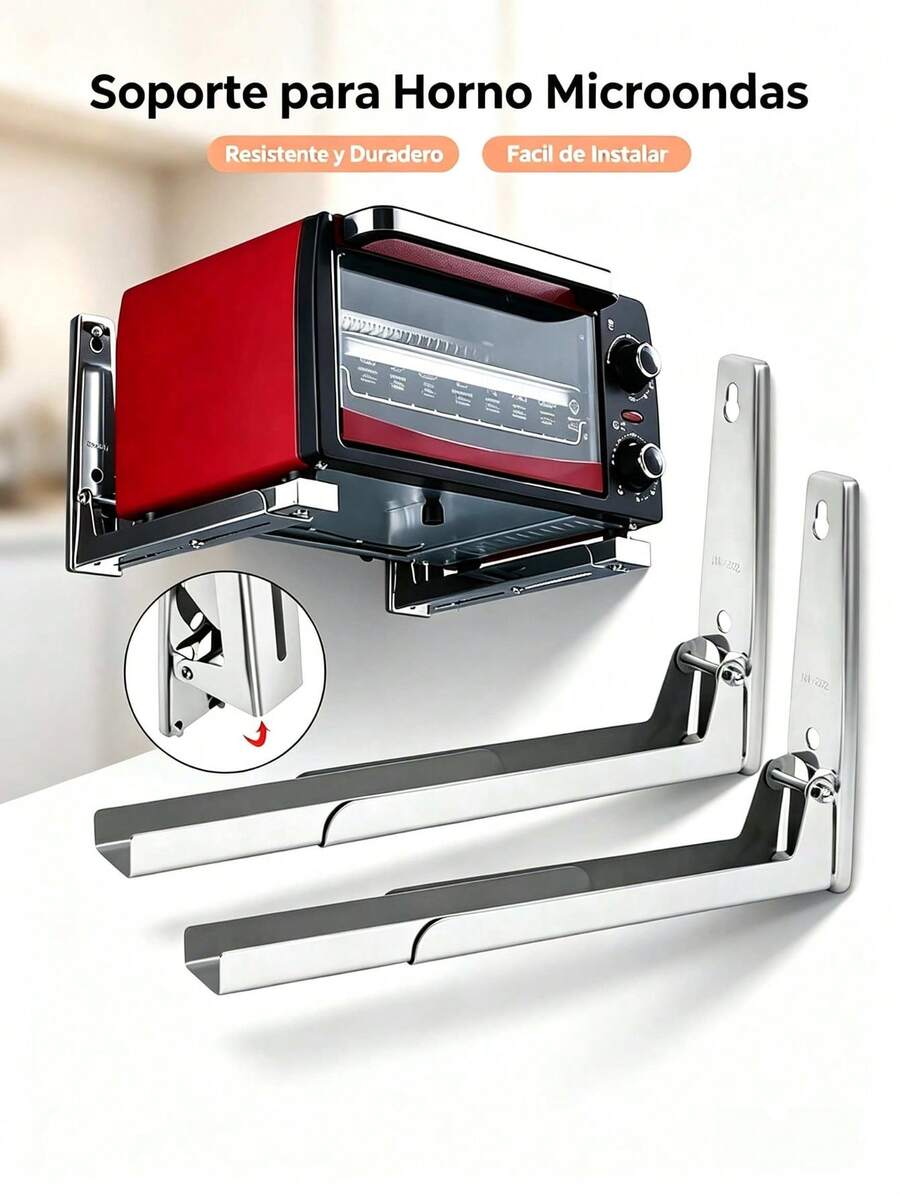 KOKILA Microwave Oven Stand - Silver - View 1