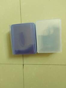 35Pcs Card Holder Set 3X4 Sports Card Holder Set Transparent Hard Card Sleeve F Back To School Season Soft Game Card Sleeve - Multicolor - View 8