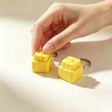 Nút bấm giải tỏa căng thẳng in 3D hình miếng phô mai Clickable Cheese, trang trí bàn làm việc tại nhà và văn phòng, charm treo ba lô, phụ kiện ô tô, móc khóa đa năng độc đáo - Nhiều màu - Xem 8