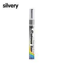 Binzaki 1pc New Multi-Color Car Scratch Repair Paint Pen, Body Paint Touch-Up Pen For Car, Motorcycle And Other Vehicle Body Scratch Repair, Body Maintenance Spray Paint Masking Tool - Silver - View 12