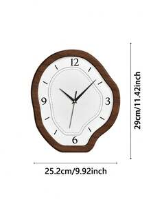 1pc Vintage Creative Desk Clock, Decorative Tabletop Clock, Entryway Clock, Wall Clock, Living Room Decor Display Clock, Battery Operated Silent For Bedroom, Back To School Study Supplies - Multicolor - View 16