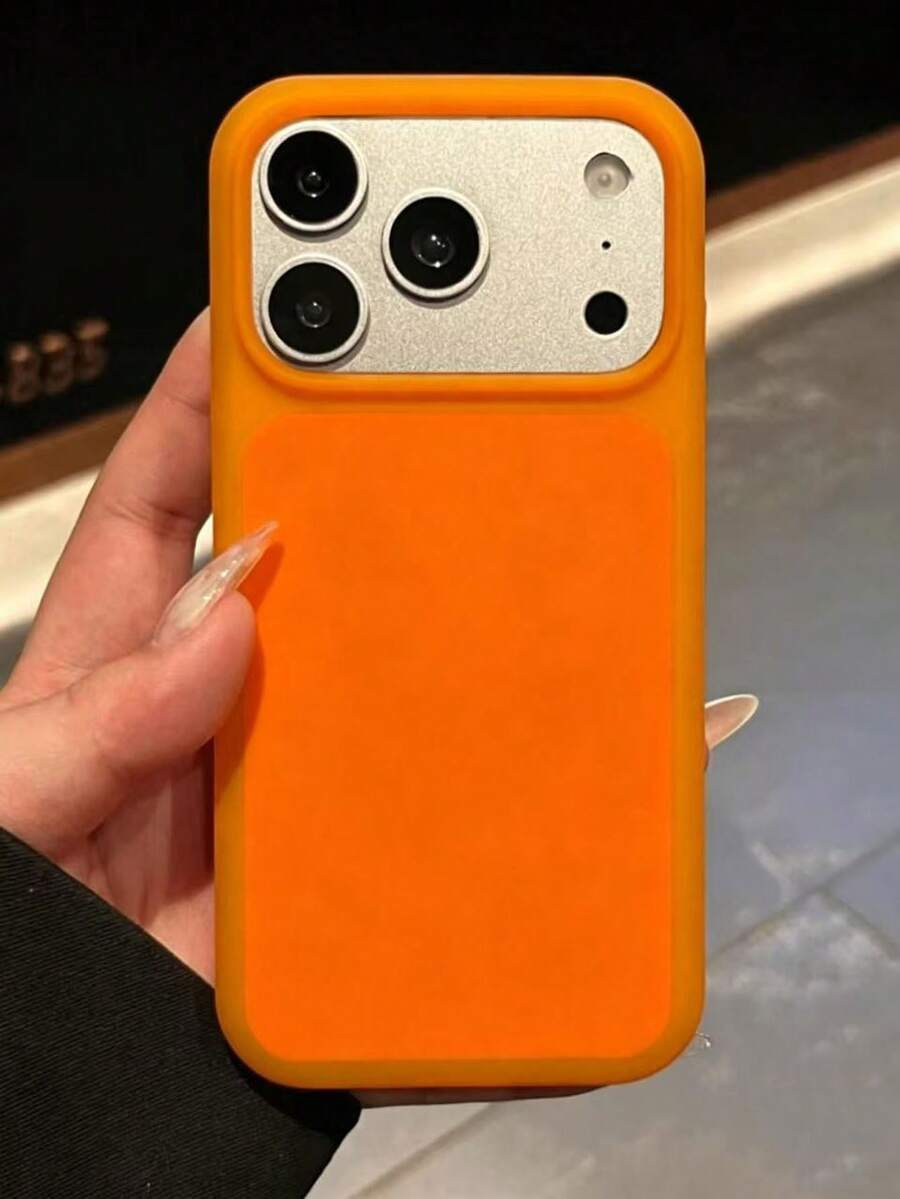 1PC Matte Skin-Friendly Touch Jelly Soft Phone Case Compatible With 17Promax 17Pro 17 16 15 14 13 Pro Max Ultra-Thin Liquid Silicone Shockproof Protective Back Cover - Multicolor - View 1
