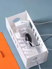 Desktop Cable Management Box, Organizes Power Strips And Charger Cables, Dust-Proof And Shock-Proof, Keeps Desktop Tidy, Easy Installation, Suitable For Home And Office Use - Multiple Styles - View 7