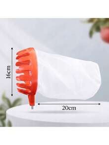 Fruit Picker Basket 20 * 16 * 18.5 Cm With Polyester Collection Bag, Orange Picking Tool For Apples Pears And Peaches, Universal Attachment For Most Poles, Reusable Harvesting Accessory Without Pole Ideal For Garden And Orchard Use - A - View 7