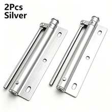 2pcs Lightweight Adjustable Automatic Door Closer With Anti-Collision Spring, Quiet Auto-Closing Device For Bedroom Sliding Doors - Multicolor - View 9