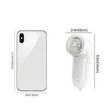 USB Direct Plug-In Electric Lint Remover, Manual Operation, Plastic Handle, Lithium Battery, Suitable For Clothing, Sweaters To Remove Lint, Efficiently Removes Pilling From Sweaters, Wool And Garments, Compact Design Suitable For Home And Travel, Ideal Holiday Gift For Christmas, Easter And New Year - Multicolor - View 5