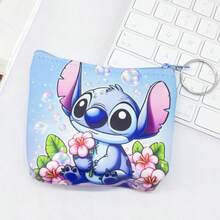 Official Product - Angel & Pattern Zipper Pouch - Fashionable Makeup Bag & Handbag With Charm - Practical Small Bag For Women And Teens - High-Definition Print - Multicolor - View 3