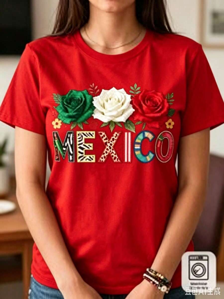 Women T-Shirts - Red - View 1