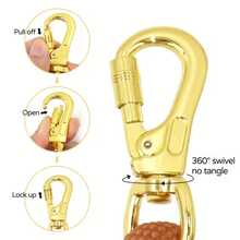 Zinc Alloy Buckle Design, Hand-Woven Thick Rope, Strong Small, Medium And Large Dog Rope, Strong Pull Border, Dog Rope Dog Rope.New Thick Handmade Woven Dog Leash/Strong Pulling Force/Stylish Colorful Outdoor Walking Leash/Secure Hook/ - Multicolor - View 9