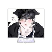 Eighteens Bed BL Manhwa Acrylic Standee Keychain, Main Characters Desk Decor Pendant, Anime Collectible Gift 15cm - Multicolor - View 13