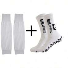 CT TAPESOCKS 2 زوج/مجموعة من جوارب كرة القدم اللاصقة المضادة للانزلاق، جوارب كرة السلة، جوارب رجالية متوسطة الطول، جوارب رياضية، وأغطية الساق الرياضية - متعدد الألوان - مشاهدة 8