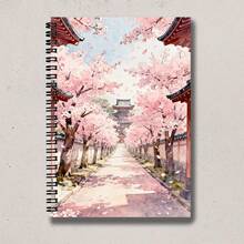 1pc Japanese Style A5 Lined Notebook, Back To School, Student Learning Office Notes, Daily Home Notes, Portable Notebook - A5 lined - View 4