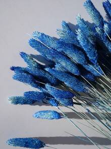 25/50/100Pcs Artificial Gem Grass, Artificial Plants, Multi-Color Options, For Home Decor, Vase Decoration, DIY Bouquets, Cake Decoration - Royal Blue - View 4