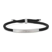 diffone Gelang Tali 4mm Buatan Tangan yang Dapat Diatur, Liontin Bintang 4 Titik Ukiran Baja Tahan Karat untuk Pria, Perhiasan Keren - Gelang Tali Pria yang Dapat Diatur - View 13