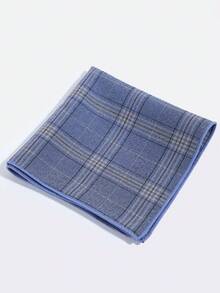 1pc Vintage Plaid Pocket Square, Men's Suit Pocket Decor Accessory - Multicolor - View 8