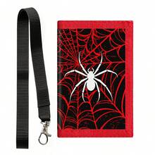 Tri-Fold Wallet, Zipper Pocket For Coins, Bill Compartment, Photo Card Slot, Key Holder - Multicolor - View 4