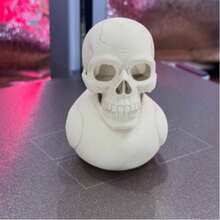 1PC 3D Printed Skeleton Duck Home Art Decor, Halloween Haunted House Decoration Prop, Office Creative Display Ornament. Essential Halloween Decoration Prop. - Multicolor - View 7