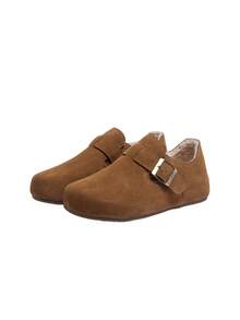 CAMEL CROWN Women's Perforated Sandals, Comfortable Slip-On Casual Shoes, With Adjustable Buckle, Lightweight Open-Back Mule Shoes, Suitable For Walking, Traveling And Daily Wear - Camel - View 1