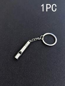2PCS/1PC Emergency Survival Whistle, Dual-Tube Whistle, Extra Loud Aluminum Whistle With Lanyard Keychain, Suitable For Outdoor Camping, Hiking, Trekking, Travel, Boating - Multicolor - View 10