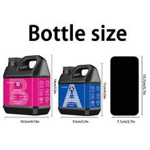 500ml/1000ml Crystal Clear Epoxy Resin Kit, High Gloss Self-Leveling Formula, Suitable For Jewelry Making, Coasters, Handmade Crafts And Art DIY Projects - A - View 4