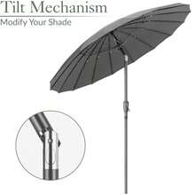 Shanghai Tilting Parasol - Grey - View 5