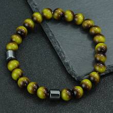 diffone Fashion Handmade 8MM Natural Stone Beaded Bracelet Charms Men Armband Cool Yoga Meditation Jewelry - 8mm Beaded Bracelet - View 12