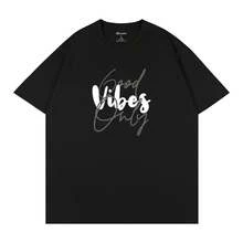 Printed Men's Short-Sleeve Shirt T Summer Round-Neck Cotton Shirt, Casual And Versatile, Suitable For Couples - 黑色2 - 查看 2