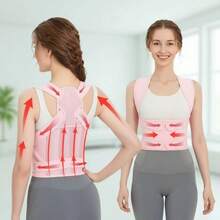 High Compression Full Body Shaper For Women Adjustable Clasps Butt Lifter Tummy Control Slimming Shapewear Corset Girdle - Pink - View 3