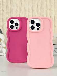 3pcs Macaron Color Bow Design Phone Cases, Compatible With Galaxy S25, S24, S24 Plus/S24+, S24 Ultra, S24 FE, S20, S21, S22, S23 And Apple 16, 11/11 Pro/11 Pro Max, 12/12 Pro/12 Pro Max, 13/13 Pro/13 Pro Max, 14/14 Pro/14 Pro Max, 15/15 Pro/15 Pro Max, 16/16 Pro/16 Pro Max, Military Grade Shockproof Silicone Phone Cases, Waterproof, Anti-Drop, Anti-Scratch - Multicolor - View 2