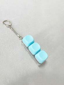 1pc 2/4 Key Mechanical Keyboard Keychain, Colorful Stress Relief Fingertip Key Ring Pendant, Decompression Bag Charm, Car Keychain - Multicolor - View 19