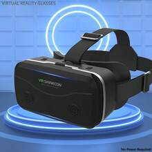 YIYI VR 頭戴式頭盔 一體式遊戲手機 3D 眼鏡 iOS Android 智慧型手機 3D VR Box 虛擬實境 VR 眼鏡 遊戲 - 1件 - 查看 3