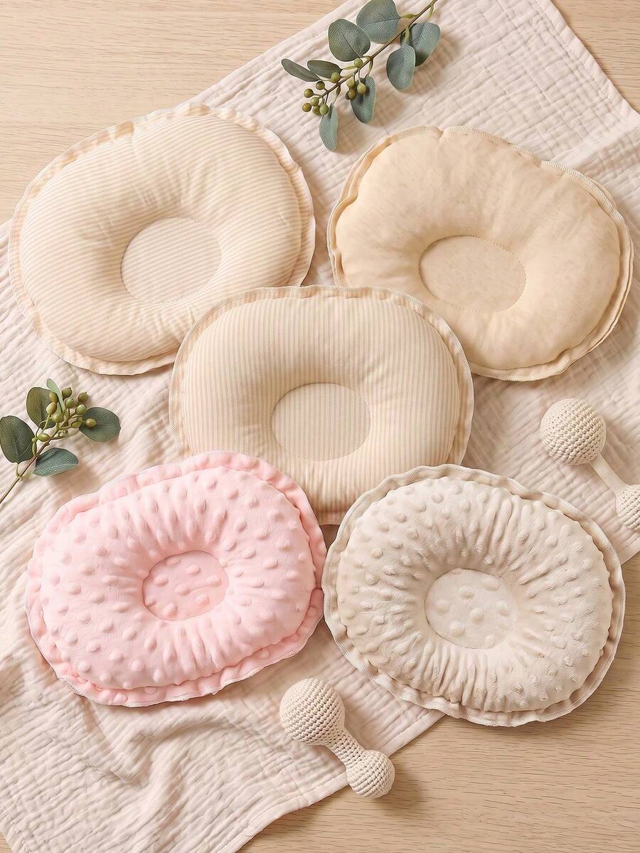momscare 1 buah Bantal Bayi Seri Aprikot, Bernapas, Nyaman untuk Penggunaan di Luar dan Dalam Ruangan serta Mudah Dibawa