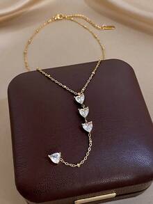 1 Buah Kalung Panjang Stainless Steel dengan Liontin Raket Bulu Tangkis Ganda yang Dapat Diatur untuk Wanita, Pesta, Sehari-hari, Natal, Halloween, Dekorasi Musim Gugur, Hadiah Ulang Tahun, Olahraga - MultiWarna - View 5