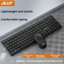 Acer OAK020 Wireless Keyboard And Mouse Combo 2.4G Wireless Ergonomic Spill-Resistant Keyboard 1600DPI Precision Optical Mouse Compatible With Desktop And Laptop Business Office Set - View 11
