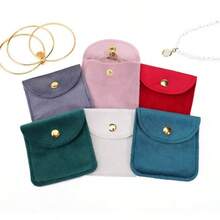 2pcs/5pcs/10pcs/20pcs/50pcs Velvet Jewelry Packaging Bags Soft Velvet Gift Bags For Rings Earrings Bracelets Necklaces Storage Bags Wedding Guest Candy Bags Gift Bags - Velvet Jewelry Pouch - View 12