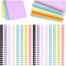 16pcs Plastic Spiral Binding Coils - 30-Ring Loose Leaf Binding Coils, Suitable For Document Binding, Book Binding, Notebook Making, With Coil Binding Comb Teeth, Suitable For Office, Library, Bulletin Board (1/2 Inch Diameter) - One Size Fits All - View 6