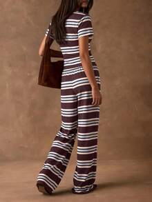 Women Sweater Co-Ords - Coffee Brown - View 6
