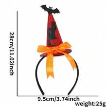1pc Halloween Decoration 3D Witch Hat Headband Costume Party Accessory Funny Headband Party Supplies - Multiple Styles - View 15