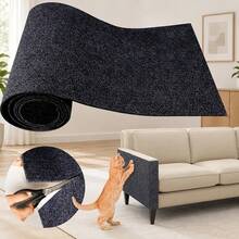 1Pc-Self-Adhesive Cat Scratch Pad | Trimmable Cat Scratch Mat | Sofa Anti-Cat Scratch Protection Sticker, Strong Self-Adhesive Backing, Free Trimming DIY, Wear-Resistant And Scratch-Resistant, Protects Sofa And Furniture, Suitable For Sofa, Furniture Legs, Furniture Protection, Cat Bed Modification, Pet Supplies, Pet Birthday Gift, Pet Home Improvement, Essential For New Cat Owners, Rental Home Improvement, Perfect As Housewarming Gift, Halloween Gift, Christmas Gift - 40x100cm - View 8