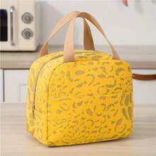 Tas Bekal Makan Siang Berinsulasi Motif Tinta Kapasitas Besar Terbaru, Tas Kotak Bento untuk Kerja, Sekolah, Perjalanan Luar Ruangan, Piknik, Tas Pendingin Es, Tidak Bersentuhan dengan Makanan - MultiWarna - View 8