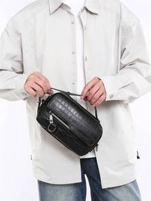 New Personalized Design Men's Handheld One Shoulder Crossbody Bag - Multicolor - View 5
