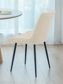 1/4pcs Solid Color Restaurant Chair Covers, All-Season Universal Stretch Chair Slipcovers Covering Backrest And Seat Cushion, Hotel Wedding Home Decor Chair Protective Covers - Multicolor - View 3