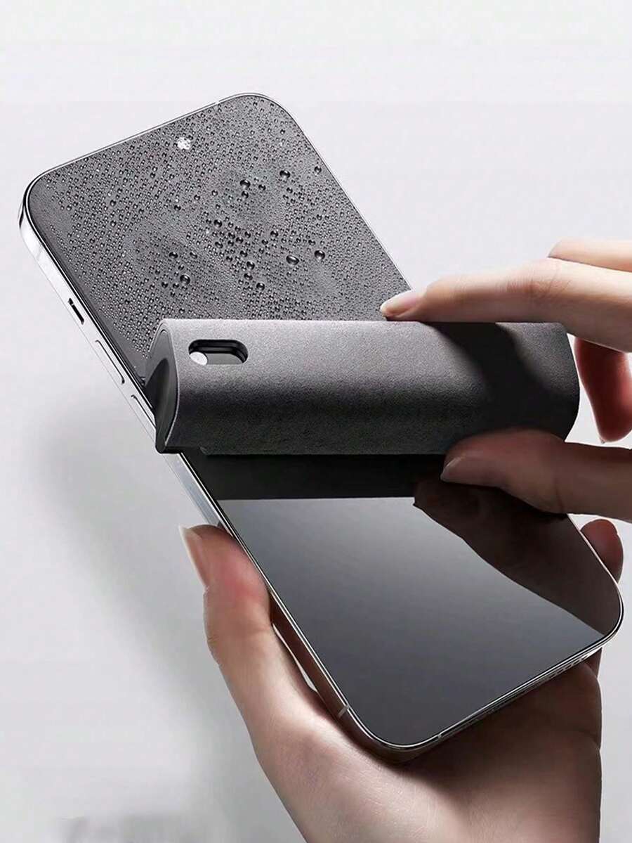 1pc Multifunctional Screen Cleaner With Spray And Wipe Function, Includes Transparent Protective Cover, Suitable For All Phones, Laptops And Tablets - Multiple Styles - View 1