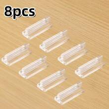 4/8pcs Silicone Door Handles - Soft Touch Pulls, Suitable For Cabinets, Drawers And Furniture - Clear - View 14
