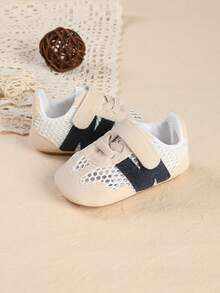 0-1 Year Old New Infant Shoes Mesh Non-Slip Unisex Infant Walking Shoes Soft Sole Sports Learning To Walk Shoes - Blue - View 4