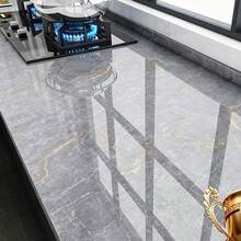 Thick Marble Pattern Self-Adhesive Waterproof Contact Paper, Kitchen Cabinets, Stove And Window Sill Countertop Wallpaper, Peel And Stick, Easy To Remove - A - View 4