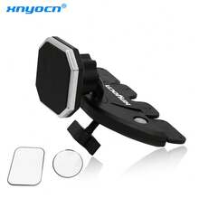 xnyocn Vehicle Phone Mount: Strong Magnetic Attachment, CD Slot Design, Multi-Angle Adjustable, Portable Car Navigation, Universal For Male And Female Drivers - Car Mount - View 3