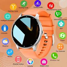 1.28 Inch Screen Smart Watch, IP67 Waterproof & Dustproof Rating, Wireless Connection, Remote Control, Suitable For Outdoor Sports, Home Life, Daily Commute, Unisex, Holiday Gift/Birthday Gift, Compatible With Android And IOS Systems - Orange - View 2