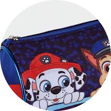Dam Round Pouch Paw Patrol. Fully Lined And Personalized Inside. - Blue - View 4