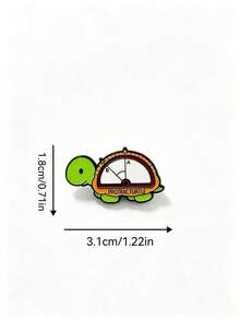 1/5 cái ghim cài áo rùa nhỏ dễ thương hình thước đo góc tráng men, huy hiệu rùa nhỏ yếu tố toán học hài hước, ghim cài áo/balo/áo khoác hoạt hình toán học thú vị cho học sinh, phụ kiện trang trí sáng tạo cho sinh viên khoa học, quà tặng cho bạn cùng lớp, bạn bè, bạn thân, phụ kiện đeo hàng ngày - Nhiều màu - Xem 4